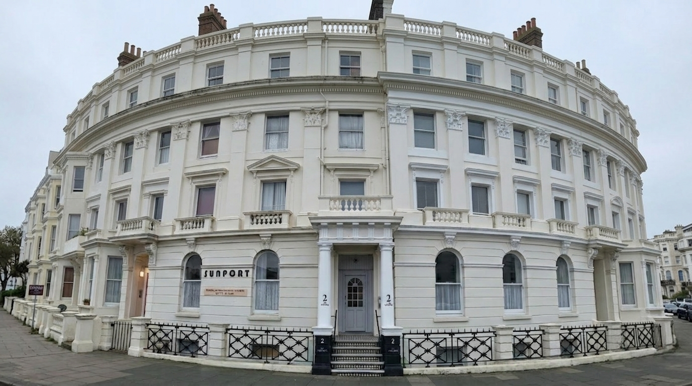 <em>Regency-Style </em> <br>Building